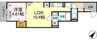 （仮）D-room新宿4丁目の物件間取画像